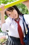 blouse bookbag girlz_high pleated_skirt rina_(iii) school_uniform side-b_094 skirt tie twintails rating:Safe score:1 user:nil!