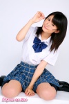 blouse glasses kneesocks mitsui_mayu pleated_skirt school_uniform skirt rating:Safe score:1 user:nil!