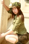 blouse boots camouflage cap hikita_saya miniskirt misty_251 skirt socks uniform rating:Safe score:0 user:nil!