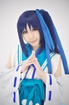 blue_hair cosplay detached_sleeves hiradaira_chisaki miko nagi_no_asukara pleated_skirt sailor_uniform school_uniform shaa side_ponytail skirt rating:Safe score:0 user:nil!