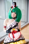 ahoge cosplay croptop green_hair hat macross macross_frontier miniskirt ranka_lee skirt tama_(ii) twintails rating:Safe score:0 user:pixymisa