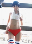 bikini_bottom croptop sasaki_nozomi swimsuit tank_top thighhighs towel wet rating:Safe score:3 user:nil!