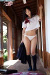 bikini hamada_yuri kneesocks sailor_uniform school_uniform side-tie_bikini swimsuit rating:Safe score:1 user:nil!