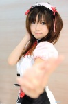 apron asahina_mikuru cosplay suzumiya_haruhi_no_yuuutsu taku_anko waitress waitress_uniform rating:Safe score:1 user:nil!