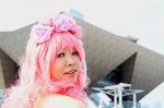 cosplay flowers headband megurine_luka narutani_yaiba necklace pink_hair vocaloid rating:Safe score:0 user:pixymisa