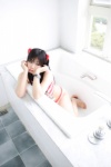 barefoot bathroom bathtub bikini chocoball chokoa_hokan_keikaku cosplay hair_pods neon_genesis_evangelion soryu_asuka_langley swimsuit twintails rating:Safe score:0 user:nil!