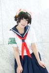 armband blouse cosplay pleated_skirt sailor_uniform scarf school_uniform skirt to_aru_kagaku_no_railgun uiharu_kazari wreath yuta rating:Safe score:0 user:pixymisa