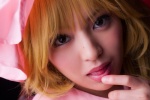blonde_hair blouse cosplay eastern_fran flandre_scarlet hat suzuka touhou rating:Safe score:1 user:nil!