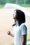 blouse kawashima_umika rain school_uniform sweater_vest umbrella ys_web_410 rating:Safe score:0 user:nil!