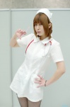 cosplay dress fishnet_pantyhose narihara_riku nurse nurse_cap nurse_uniform original pantyhose stethoscope syringe rating:Safe score:0 user:nil!
