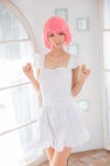 apron cosplay mike momo_velia_deviluke pink_hair shinkon_keikaku tail to_love-ru rating:Safe score:1 user:nil!