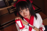 cosplay detached_sleeves hairband katana matsunaga_ayaka nakoruru petit_cos2 samurai_spirits sword yukata rating:Safe score:1 user:nil!