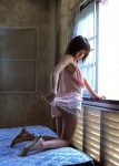 ass bed dress dress_lift orihara_mika oririn's_heart wet rating:Safe score:2 user:nil!
