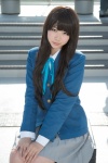 akiyama_mio blazer blouse cosplay k-on! pleated_skirt ribbon_tie skirt tubakiageha rating:Safe score:0 user:pixymisa