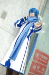 blue_hair coat cosplay crossplay kaito scarf tatsuki_(ii) trousers vocaloid rating:Safe score:0 user:nil!