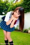 blouse bookbag kneesocks pleated_skirt school_uniform skirt yoshida_momoko rating:Safe score:0 user:nil!