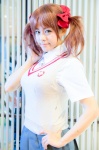 ayame_yuushi blouse cosplay hairbows pleated_skirt school_uniform shirai_kuroko skirt sweater to_aru_majutsu_no_index twintails rating:Safe score:0 user:pixymisa
