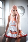 anemone cosplay dress eureka_seven headband kanda_midori pantyhose pink_hair rating:Safe score:2 user:Log