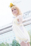 bra cosplay elbow_gloves flowers gloves hair_clips headdress kagamine_rin lingerie necklace nepachi panties vocaloid rating:Safe score:0 user:pixymisa