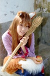 animal_ears cosplay eko_(ii) horo spice_and_wolf tail wolf_ears rating:Safe score:0 user:pixymisa