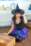 cosplay dress original riku_(iii) thighhighs tiered_skirt witch_hat rating:Safe score:0 user:pixymisa