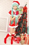christmas cosplay ear_muffs gloves hat hatsune_miku necoco project_diva_2nd santa_costume twintails vocaloid rating:Safe score:0 user:c0rtana