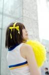 cheerleader cosplay hairband hair_ribbons namada pom_poms suzumiya_haruhi suzumiya_haruhi_no_yuuutsu tank_top rating:Safe score:0 user:nil!