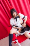 blouse camera cosplay kneesocks miniskirt nagumo_tsubasa shameimaru_aya skirt tokin_hat touhou rating:Safe score:0 user:nil!