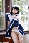 apron costume maid maid_uniform ojousama panties skirt skirt_lift rating:Safe score:0 user:akiba-kun