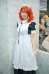 apron cosplay dress hairband maid maid_uniform orange_hair ringo tagme_character tagme_series rating:Safe score:0 user:nil!