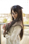book coat cosplay glasses kaieda_kae read_or_die yomiko_readman rating:Safe score:1 user:pixymisa