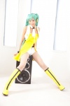 aqua_hair babydoll boots cosplay hatsune_miku headset necoco remix_necosmo shorts tagme_song twintails vest vocaloid rating:Safe score:0 user:nil!