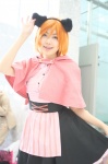 animal_ears blouse cosplay dog_ears forest hood jumper kaieda_kae mayuzumi_kaoru orange_hair skirt skirt_lift rating:Safe score:0 user:nil!