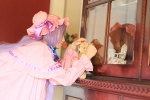 amatsuka_miyu cosplay dress hat patchouli_knowledge purple_hair robe stuffed_animal teddy_bear touhou rating:Safe score:0 user:nil!