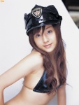 bikini_top natsukawa_jun police_hat swimsuit rating:Safe score:0 user:nil!