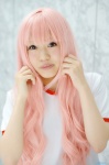 cosplay gym_uniform hakamada_hinata pink_hair rinno ro-kyu-bu! tshirt rating:Safe score:0 user:nil!