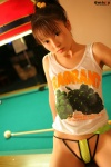 bikini_bottom moriyama_kana ponytail pool_cue pool_table swimsuit tank_top rating:Safe score:0 user:nil!