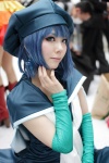 blue_hair cape cosplay detached_sleeves dragon_quest_ix dress hat sage_(dragon_quest) scarf yukino_koro rating:Safe score:0 user:Kryzz