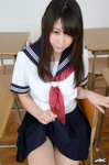 4k-star_213 kato_shina pleated_skirt sailor_uniform school_uniform skirt skirt_lift rating:Safe score:0 user:nil!