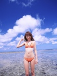 beach bikini cat_jump cleavage ocean swimsuit yamamoto_azusa rating:Safe score:0 user:nil!