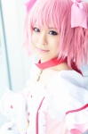 choker cosplay dress hair_ribbons kana_(ii) kaname_madoka pink_hair puella_magi_madoka_magica twintails rating:Safe score:0 user:nil!