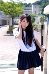 pleated_skirt plushie school_uniform shie shoulder_bag skirt rating:Safe score:0 user:pixymisa