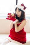 bow cake dress gloves koyomi santa_costume stocking_cap thighhighs zettai_ryouiki rating:Safe score:0 user:pixymisa