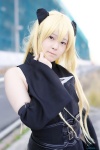 blonde_hair cosplay detached_sleeves dress golden_darkness kurumi_rokon to_love-ru twintails rating:Safe score:0 user:nil!