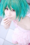 ahoge cosplay dress green_hair hodasa macross macross_frontier ranka_lee rating:Safe score:0 user:nil!