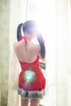 chen_da_rong halter_top miniskirt skirt twintails xiuren_066 rating:Safe score:0 user:nil!