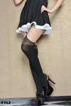 apron black_legwear dress maid maid_uniform pantyhose print_legwear rq-star_819 shinjyo_chitose rating:Safe score:0 user:nil!