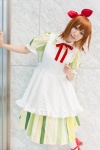 apron cosplay dress hairbow hirasawa_yui k-on! petticoat scarf thighhighs yaya rating:Safe score:0 user:pixymisa