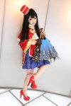 blouse cosplay da_qiao fan hat higurashi_ran miniskirt panties shin_sangoku_musou skirt rating:Safe score:1 user:nil!