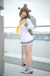 boots cosplay kantai_collection reco sailor_dress socks yukikaze_(kantai_collection) rating:Safe score:3 user:nil!